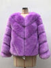 Manteaux courts en fausse fourrure Veste d