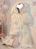 Manteaux Lolita Chaud Polaire Blanc Veste Court En Peluche D