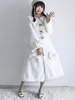 Manteaux Lolita de style ROCOCO Manteau bordeaux Nœuds Manteau Cape Polyester Automne Lolita Vêtements dextérieur