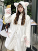 Manteaux Lolita Douce académique Blanc Polyester Automne Pardessus Lolita Outwears Pardessus