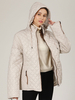 Manteaux Puffer Femme Royal Ecru Blanc Manches Longues