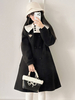 Manteaux Sweet Lolita Manteau noir Pardessus Polyester Automne Lolita Outwears