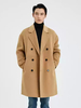 Manteaux Vest Pour Hommes Col Rabattu À Revers Chic Camel Chesterfield