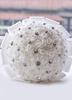Mariage fleurs Bouquet Ivoire strass perles Perles rubans Bow main attachée Bouquet de mariée
