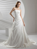 Mariage Ivoire robe bustier ruchés perles robe de mariée