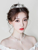 Mariage Jupons Swan Couronne strass diadème avec perles bijoux de mariée mariage Headpiece Pour Party Queen Head Hoop