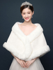 Mariage Wrap Châle Faux Fourrure Étole Ivoire Veste Couverture De Mariée Ups
