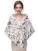 Mariage Wraps Café Marron Sans Manches En Fausse Fourrure Couverture Nuptiale Ups