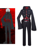 MARS RED Suwa Cosplay Costume Blakc uniforme Polyester Anime Cosplay Costume ensemble complet