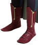 Marvel Avengers Vision Cosplay Chaussures Bottes Rouge Déguisements Halloween