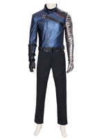 Marvel Captain America le soldat dhiver Costume Cosplay Costume noir ensemble complet