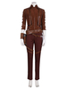 Marvel Film Cosplay 2021 Avengers 4 End Game Nebula Faux Cuir Suède Deep Brown Cosplay Costume Déguisements Halloween