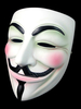 Masque anonyme V pour Vendetta Guy Fawkes Halloween Cosplay Hacker Mask