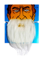 masque barbe de Toussaint cheveux mixtes Accessoire Brune noire blanche pour adultes Déguisements Halloween