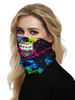 Masque bouche Couverture Bandanas de crâne de sucre sans couture écharpe masque facial Couverture