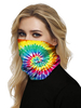 Masque bouche couverture Bandanas transparente écharpe masque facial Couverture