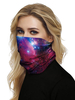 Masque bouche couverture Bandanas Univers Foulard imprimé sans couture masque facial Couverture