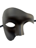 Masque De Carnaval Noir Pour Adultes Accessoires De Costumes Cosplay De Mascarade En Plastique Vintage Déguisement