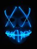 Masque De FEte De LED Déguisements Halloween 2021 Accessoires De Costume De Mascarade En Plastique