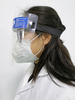 Masque de protection de visage Écran facial de sécurité Lentille anti-gouttelette avec visière rabattable