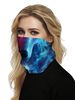 Masque facial Écharpe coupe-vent Crème solaire Imprimé loup Bandana respirant