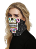 Masque facial Écharpe coupe-vent Crème solaire Sugar Skull Bandana respirant