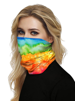 Masque facial Couvre-bouche Bandanas Sans soudure Chapeau imprimé coloré Tube