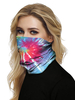 Masque facial Couvre-bouche Bandanas Tie Dye Masque de couverture de foulard sans couture