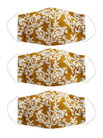 Masque imprimé floral pour adultes mascarade Accessoires Costume