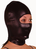 Masque noir brillant en Lycra Spandex avec yeux découverts Déguisements Halloween