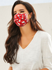 Masque pour mascarade à imprimé floral adulte 3 pièces par paquet