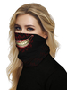 Masque Visage noir Bouche Couverture Bandanas transparente Couverture Masque Sun Dust Bandanas