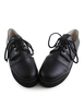 Mat noir Lolita Shoes haute Platform Déguisements Halloween