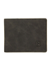 MEN Portefeuille Noir Nylon Lettre Imprimer Portefeuille en cuir PU
