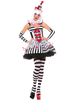 Mignon de cirque costumé Carnaval Clown Costume costume féminin Déguisements Halloween