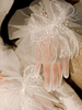 Mignonne Lolita Accessoires Nœuds Blancs Strass Accessoire Fibre Polyester Divers