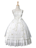 Mignonne Lolita JSK Robe en Mousseline De Soie Dentelle Jupe Pull Lolita Brodé Déguisements Halloween