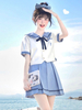 Mignonne Lolita Outfits Jupe Blanche À Manches Courtes