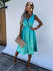 Mini Robe Robe Courte Sans Manches Aqua