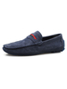 Mocassin en daim Penny Loafers pour hommes en bleu marine