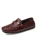 Mocassin Mocassins Croco Print Plush Chaussure de conduite interne