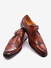 Mocassins à bout rond en cuir de vache pour hommes