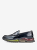 Mocassins à bout rond en cuir de vache pour hommes