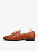Mocassins à enfiler pour hommes chaussures de mariage de bal à bout rond et à pampilles