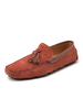 Mocassins à pampilles pour hommes Mocassins à enfiler à bout rond Chaussures de conduite en daim