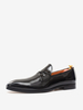 Mocassins Chaussures de Mariage Soirée hommes à bout rond et tige en PU verni