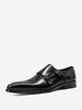 Mocassins en cuir de vache à boucle pour hommes Chaussures de mariage pour bal de promo