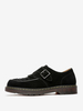 Mocassins en cuir suédé à bout rond et boucle pour hommes