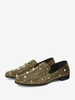 Mocassins Femme avec Bout Rond en Cuir Synthétique Bicolores