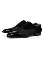 Mocassins habillés à surpiqûres pour hommes en noir